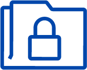 Tech & Security Blue Icon 50